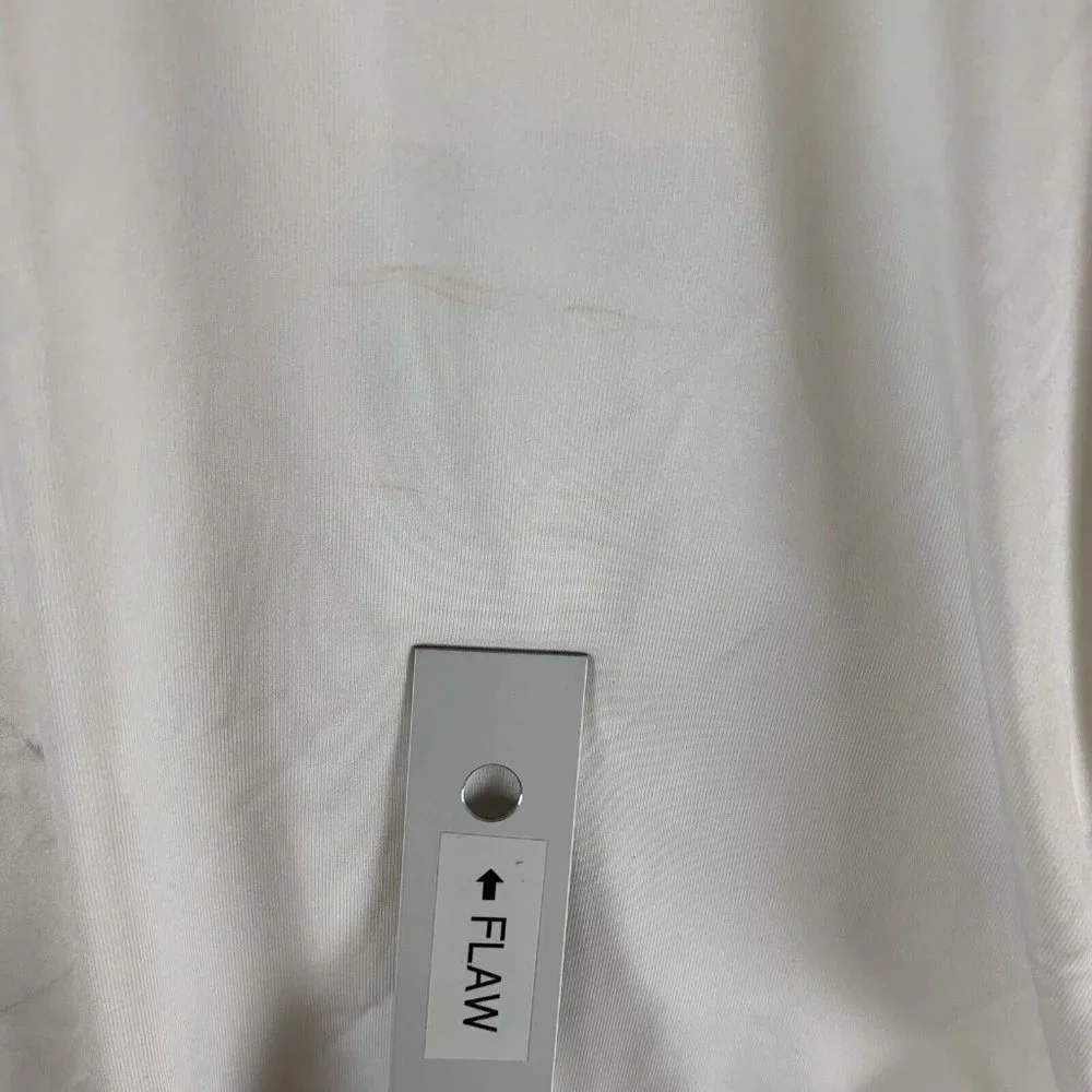 Lucky In Love Tennis Tank Top Girls Small White Semi-Fitted V-Neck Pullover 7081
